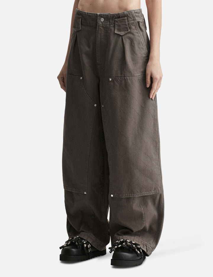 'KENZO Weave' Double Knee Pants