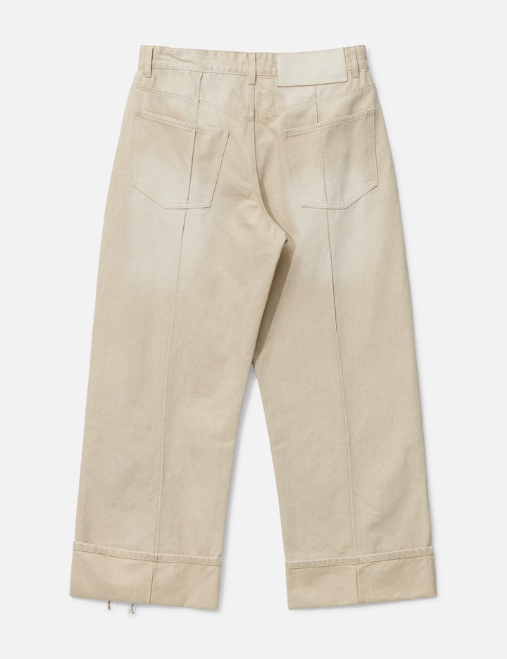 Khaki High Waisted Denim