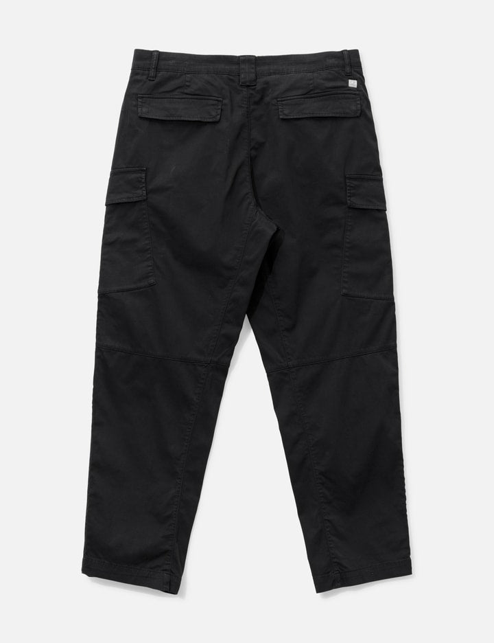 Stretch Sateen Loose Cargo Pants