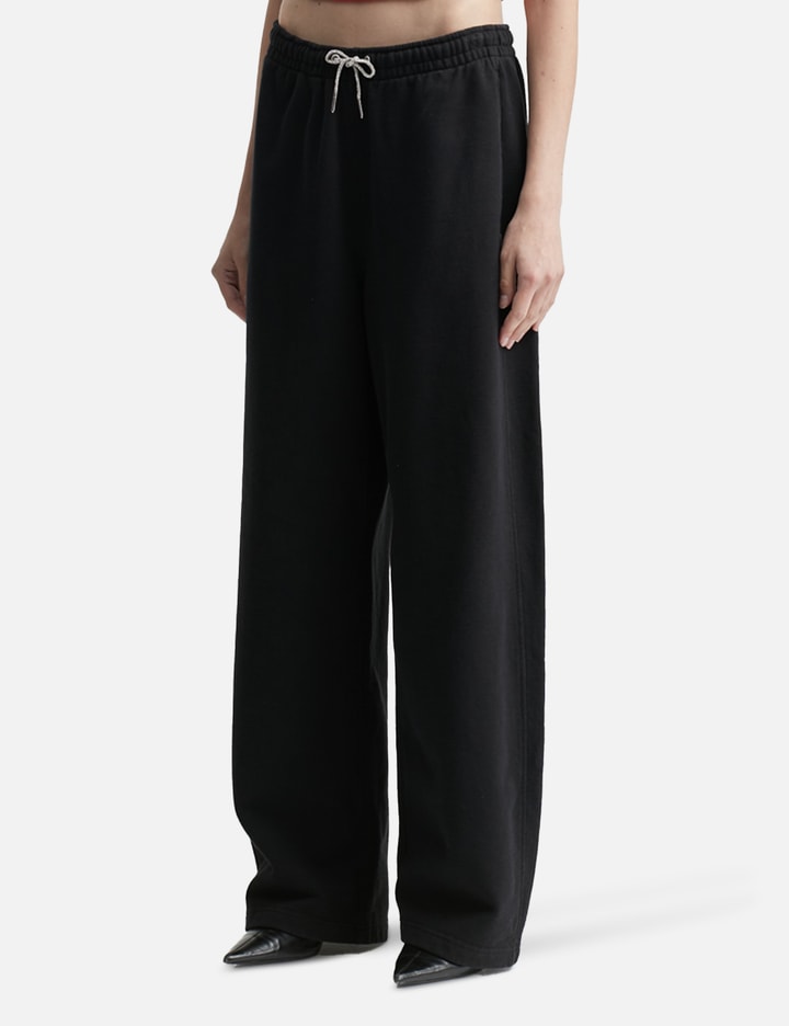 Cotton Terry Sweatpant with Crystal Hotfix Drawcord