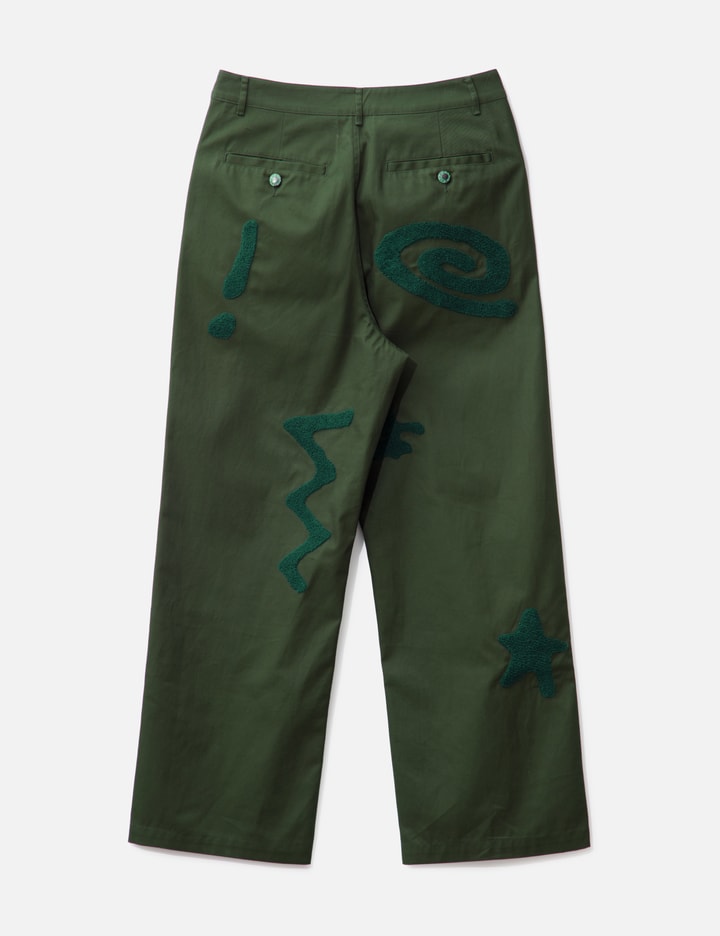 CHENILLE SYMBOLS FOUR POCKET PANT