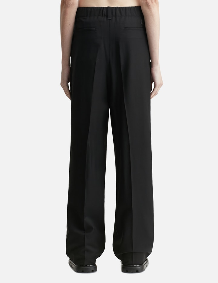 Wool Gabardine Tailored Trousers
