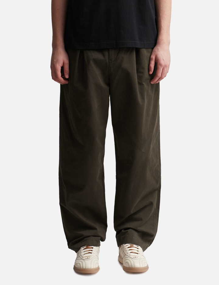 Inverted Pleats Chino Pants