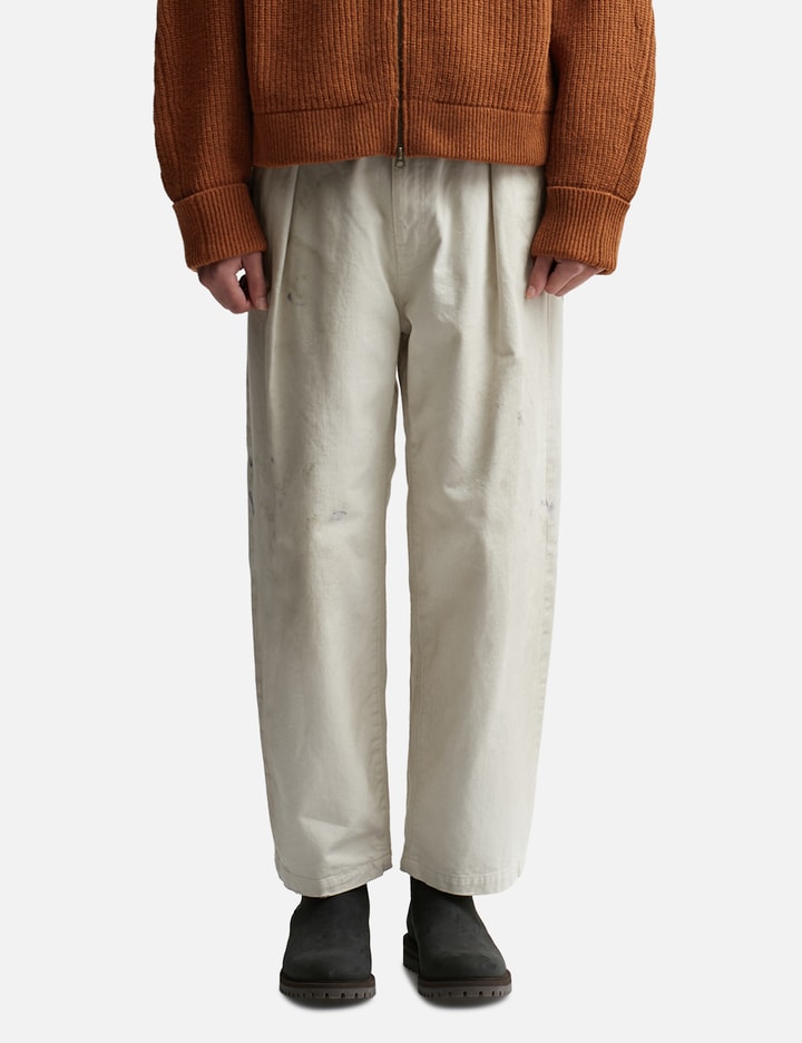 PAINT CHINO TROUSERS