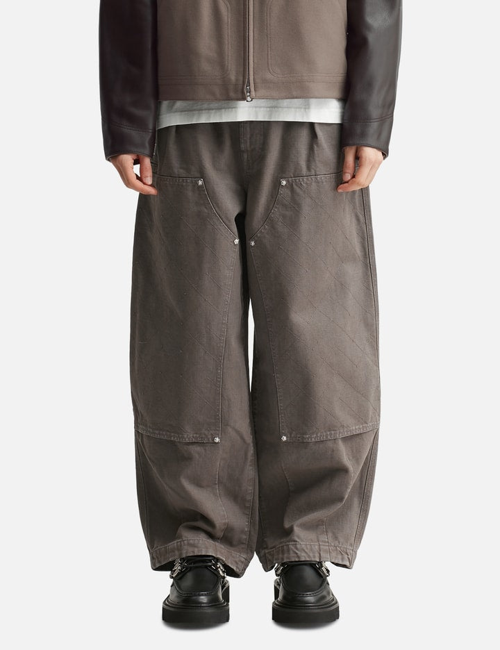 'KENZO Weave' Double Knee Pants
