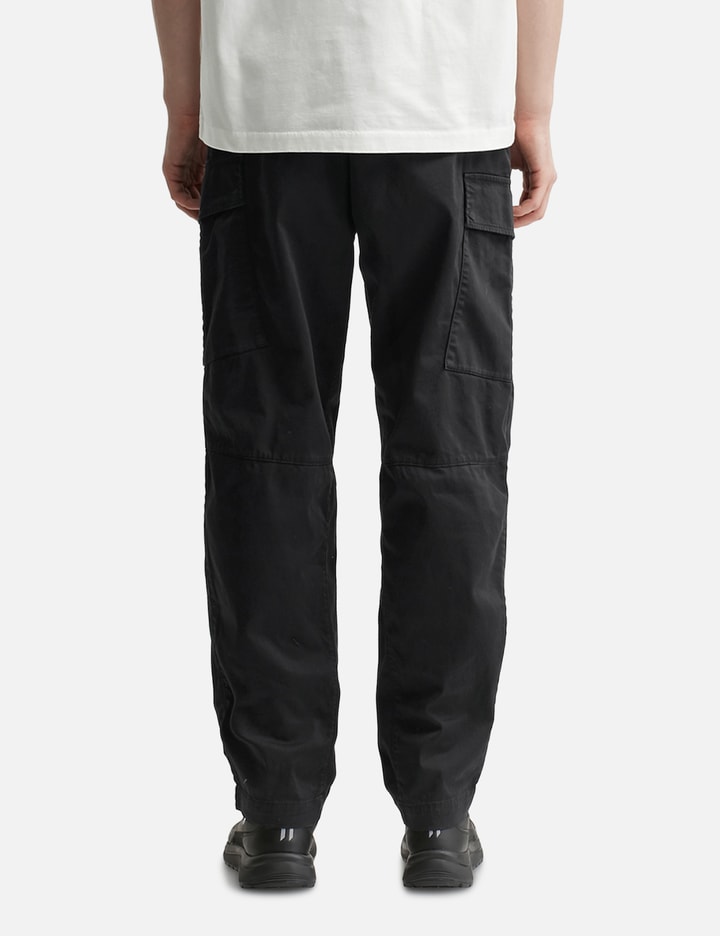 Stretch Sateen Loose Cargo Pants