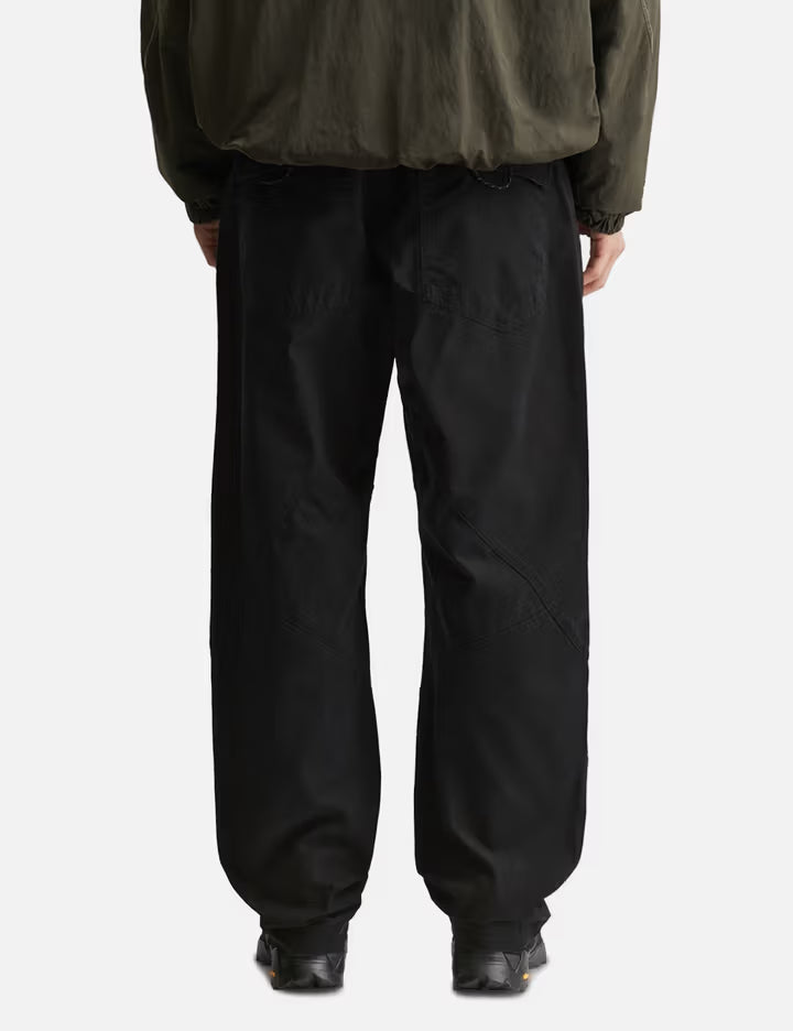 Crimp Shaped Cotton Pants