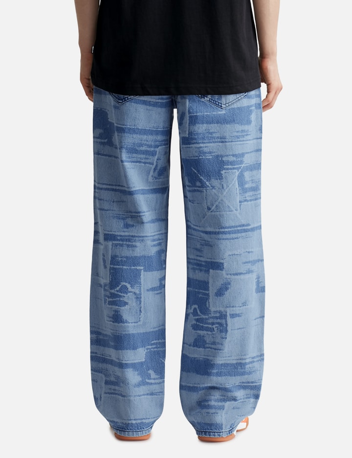 Lasered Baggy 5 Pockets Pants