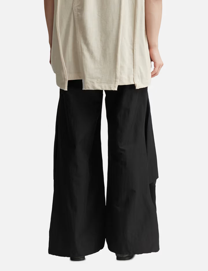 Bias Drape Flare Pants