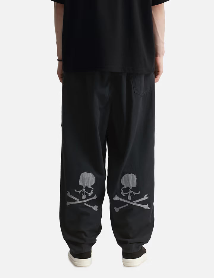 Wide Easy Denim Pants