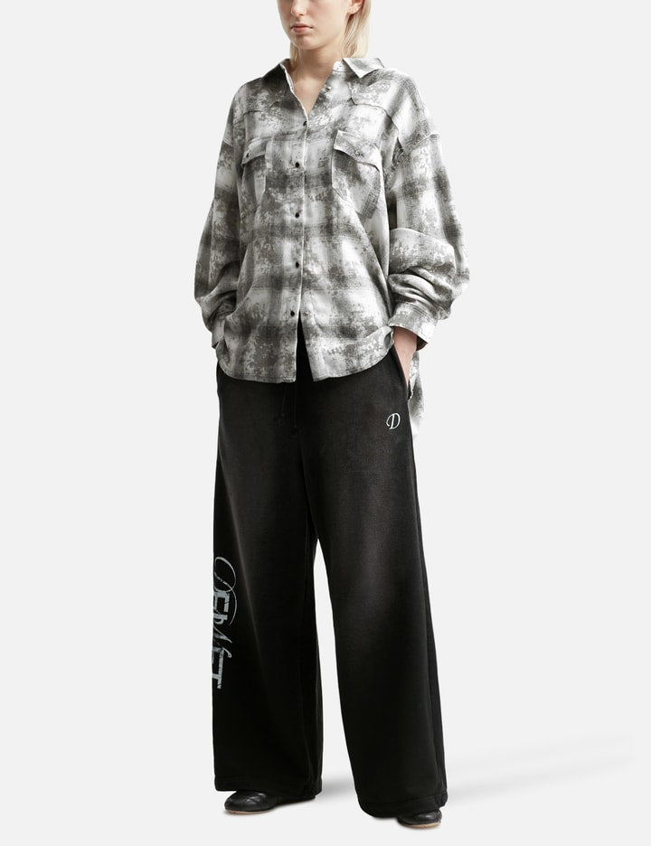 D Logo Washed Sweat Pants