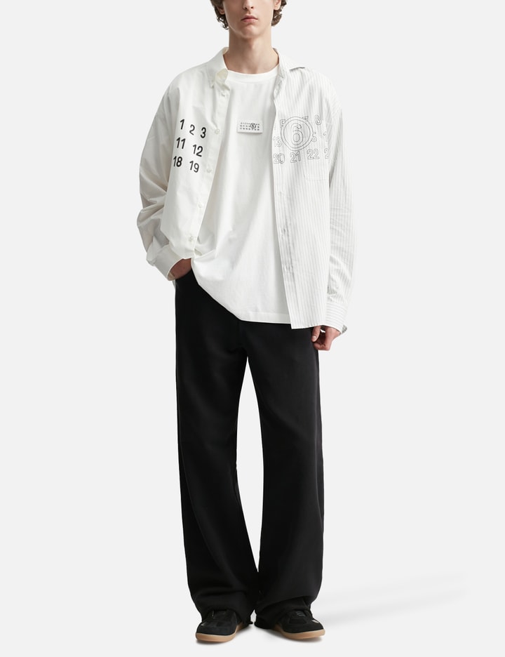 Wide-leg Cotton Trousers