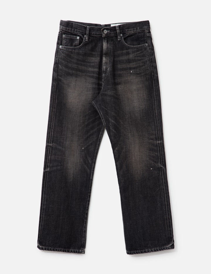 Washed Denim DP Basic Pants