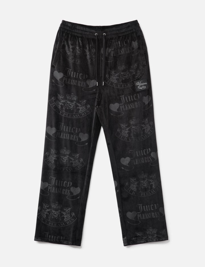 Pleasures x Juicy Couture Crest Velour Track Pants