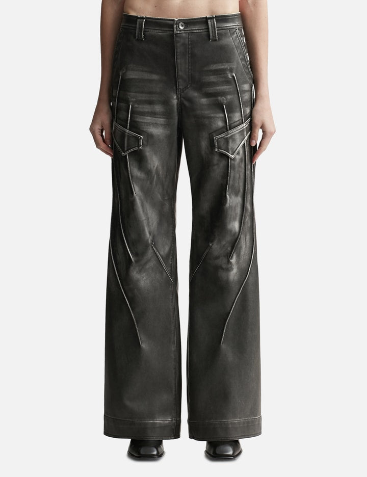 Swamp Faux Leather Pants