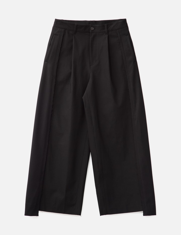 Asymmetric Cut Flare Pants