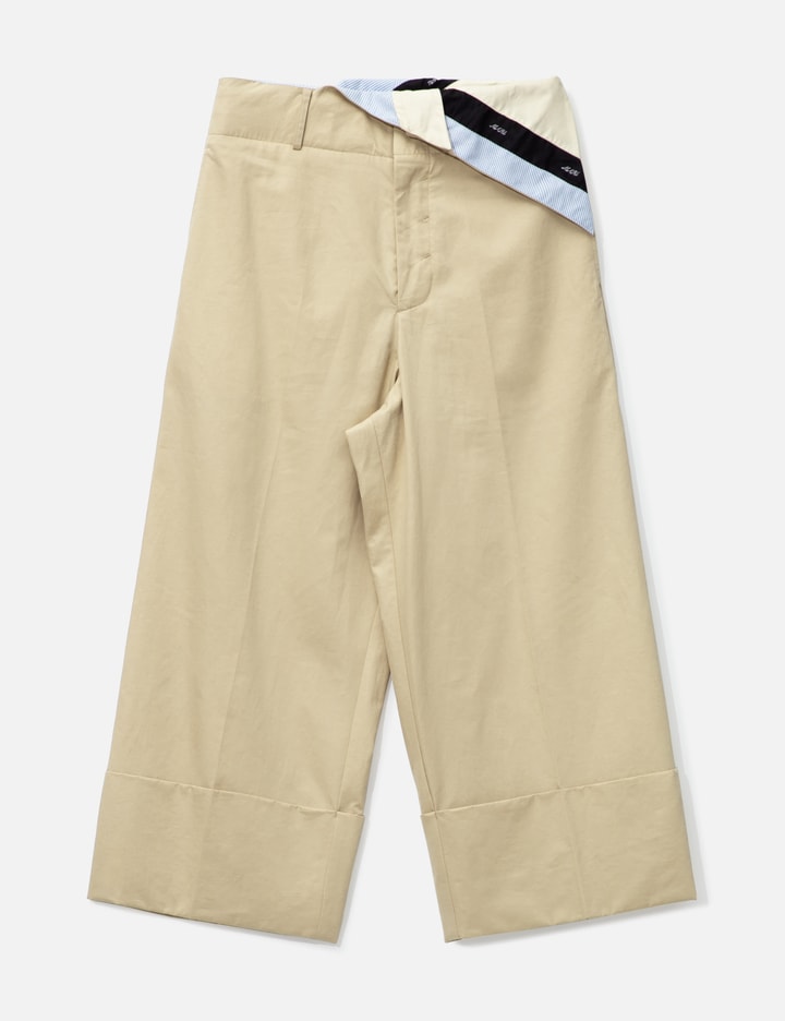 Folded Belt Trousers