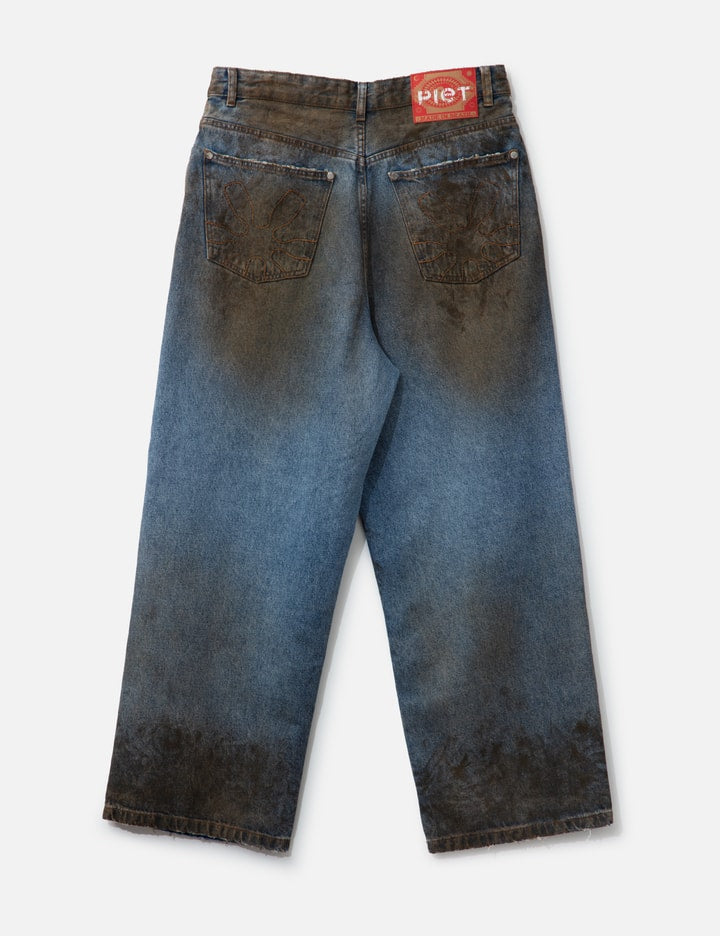 Dirt Stained Oversized Denim