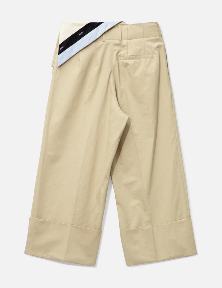 Folded Belt Trousers