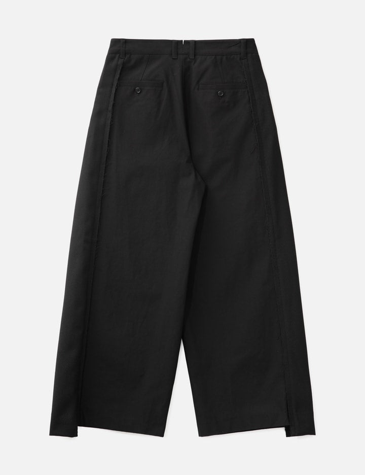 Asymmetric Cut Flare Pants