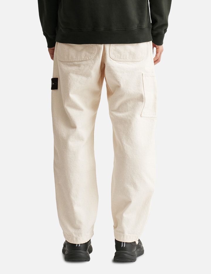 Natural Cotton Gabardine Raw Beauty Chino Trousers