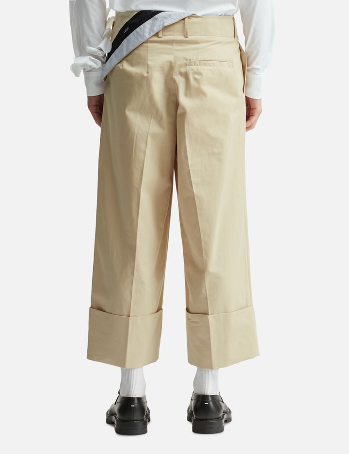 Folded Belt Trousers