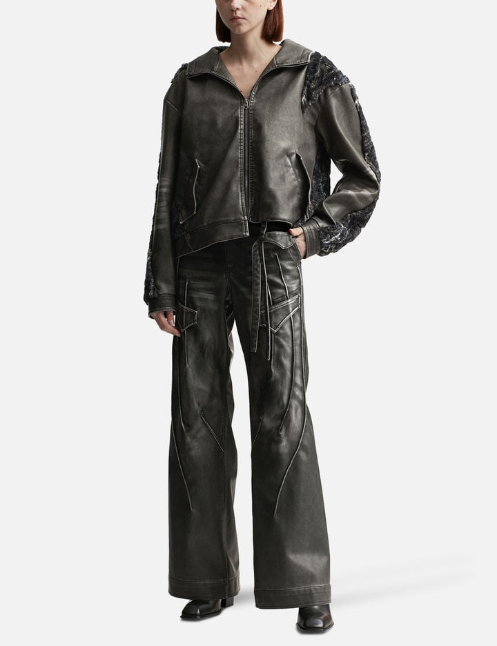 Swamp Faux Leather Pants