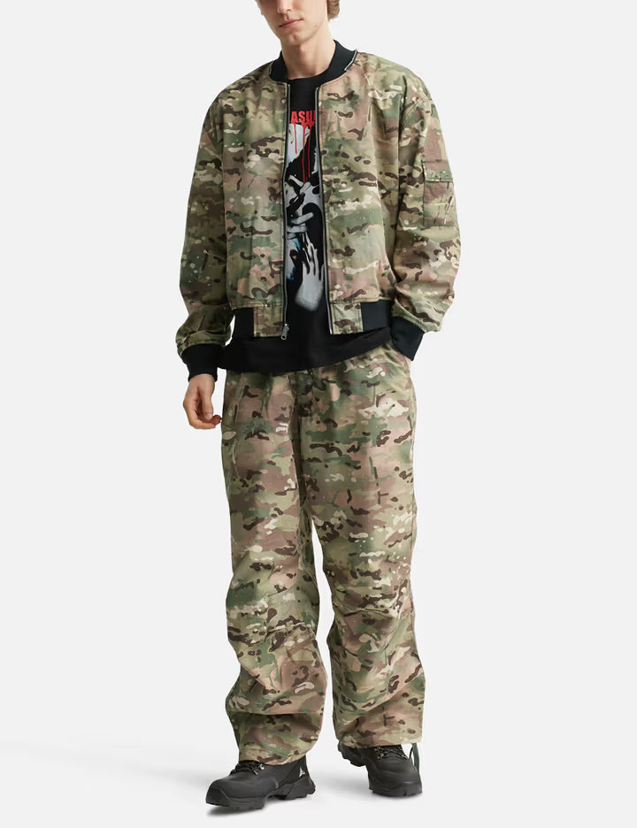 Gem Camo Wide Pants
