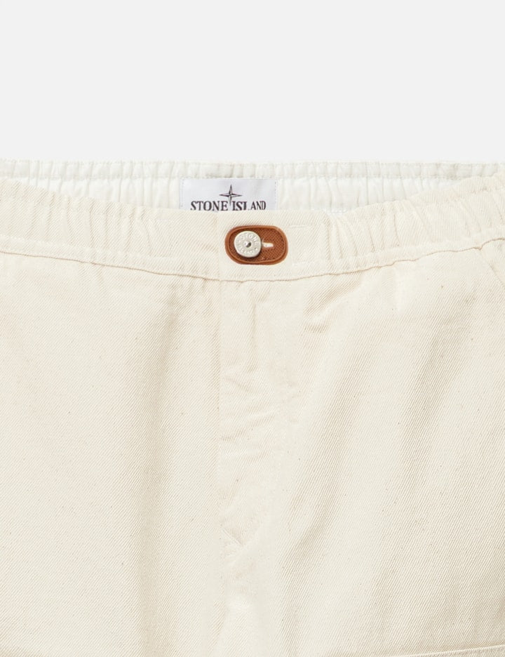 Natural Cotton Gabardine Raw Beauty Chino Trousers