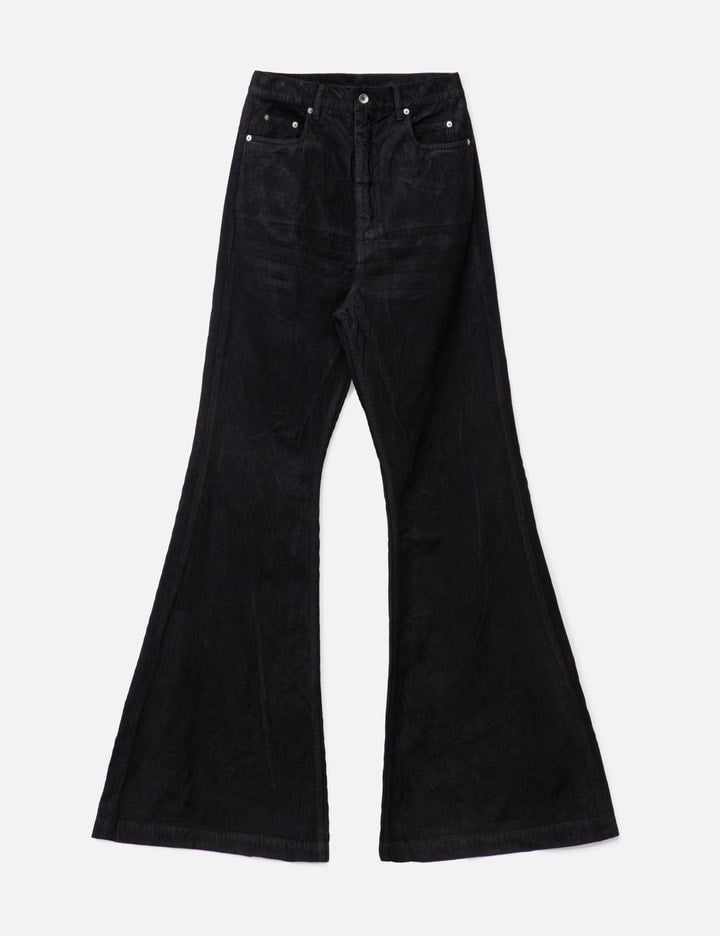 BOLAN BOOTCUT IN BLACK FOIL CORDUROY