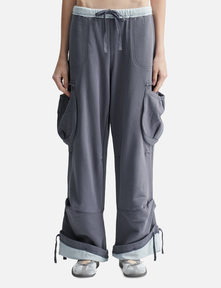 Utility Contrast Trim Jersey Pants