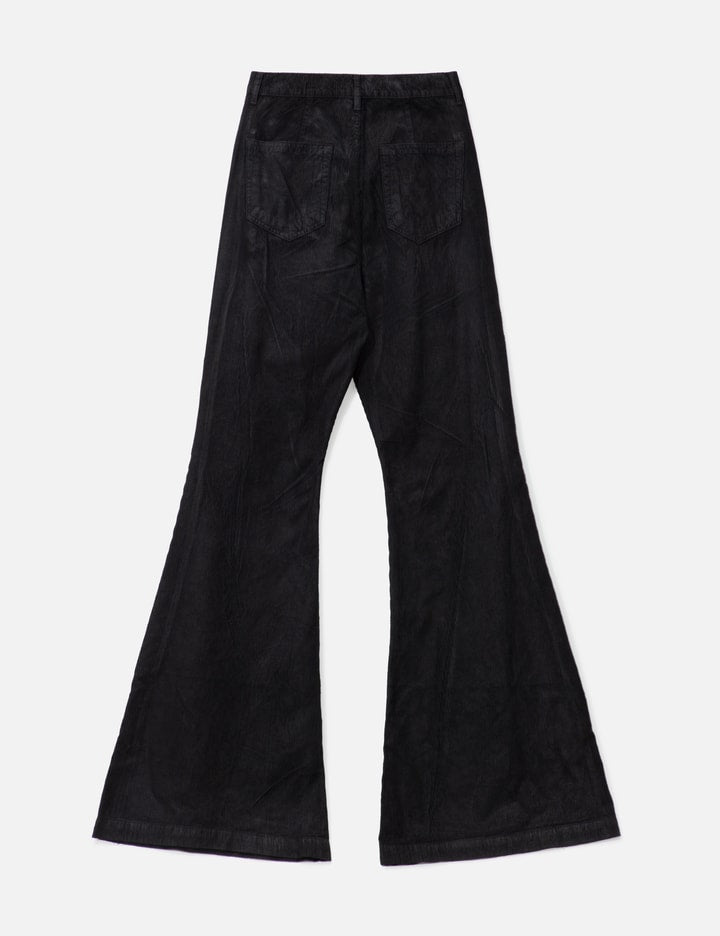 BOLAN BOOTCUT IN BLACK FOIL CORDUROY