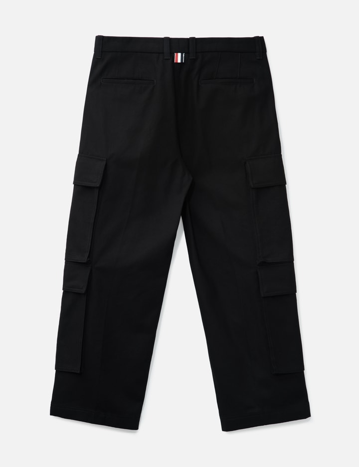 Washed Cotton Utility Chino Cargo Trouser