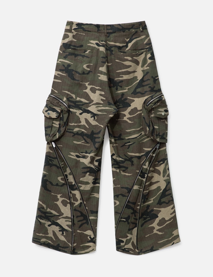 Wide Back Zip Cargo Pants