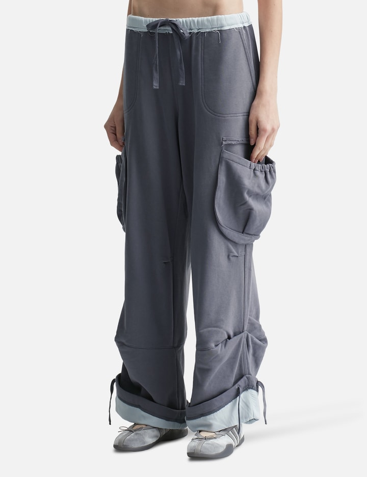 Utility Contrast Trim Jersey Pants