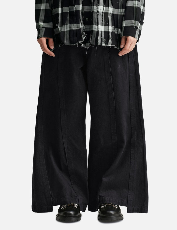 Bias Cut Out Denim