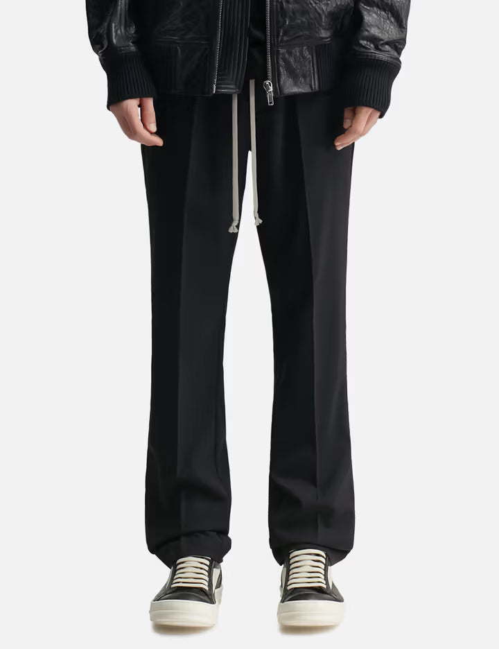 Drawstring Slim Long In Paper Wool