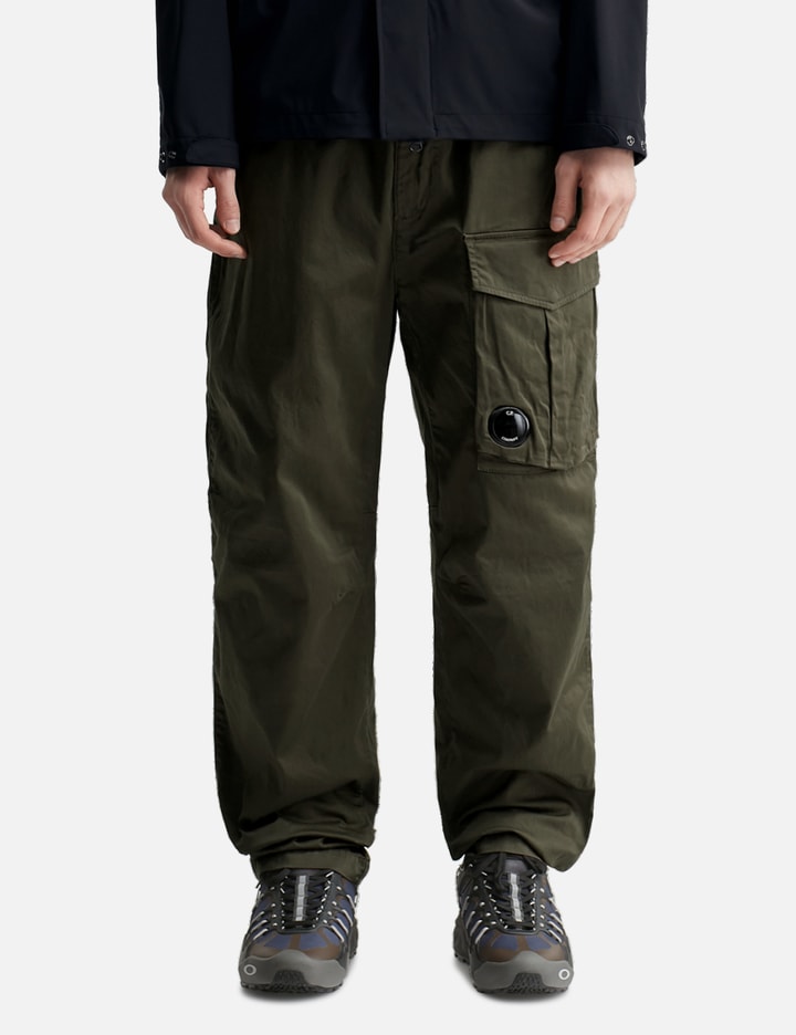 Stretch Sateen Regular Cargo Lens Pants