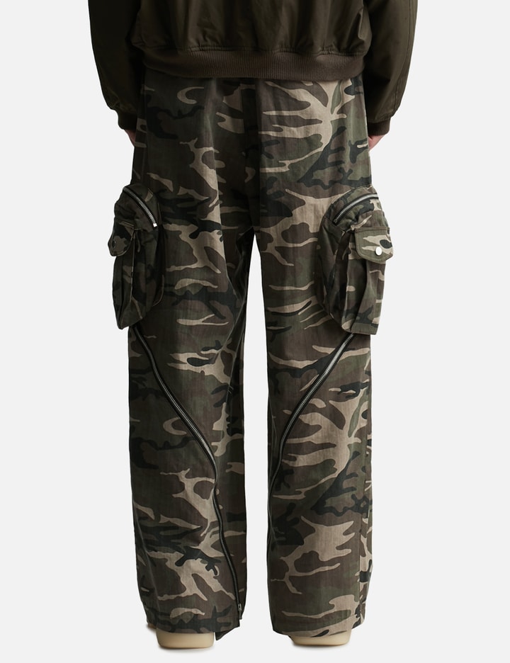 Wide Back Zip Cargo Pants