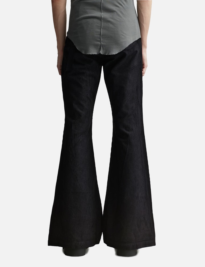 BOLAN BOOTCUT IN BLACK FOIL CORDUROY