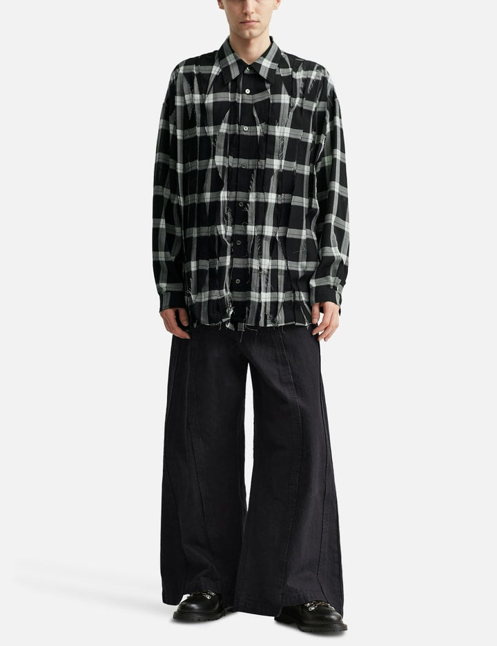 Bias Cut Out Denim