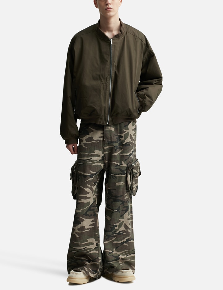 Wide Back Zip Cargo Pants