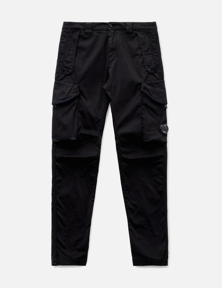 Stretch Sateen Utility Cargo Lens Pants