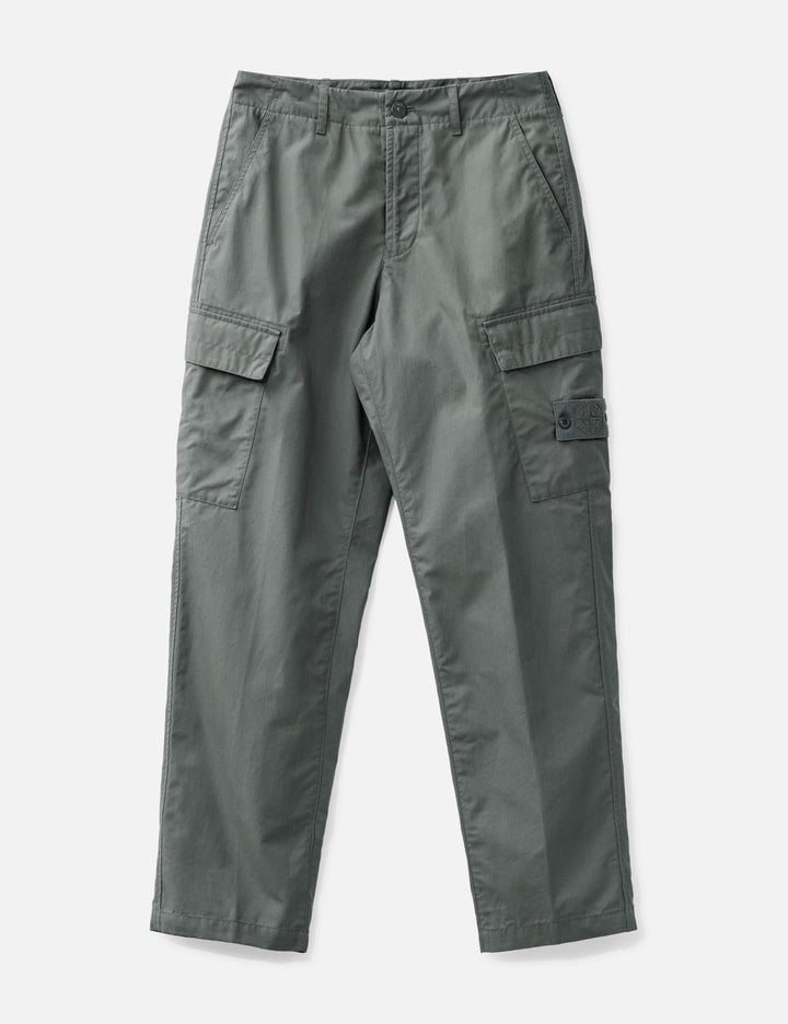 Weatherproof Cotton Canvas_Stone Island Ghost Cargo Trousers