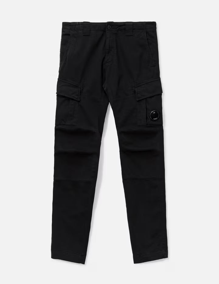 Stretch Sateen Cargo Lens Pants