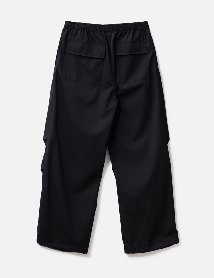 WOOL GABARDINE CITY OVER PANTS