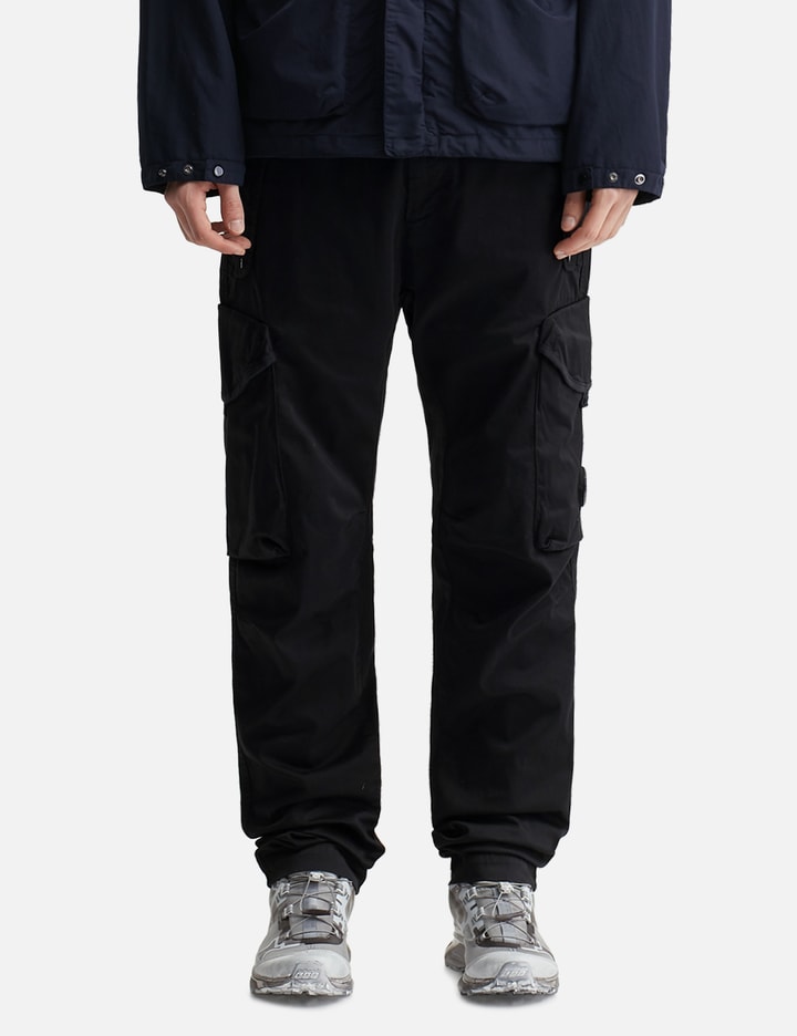 Stretch Sateen Utility Cargo Lens Pants