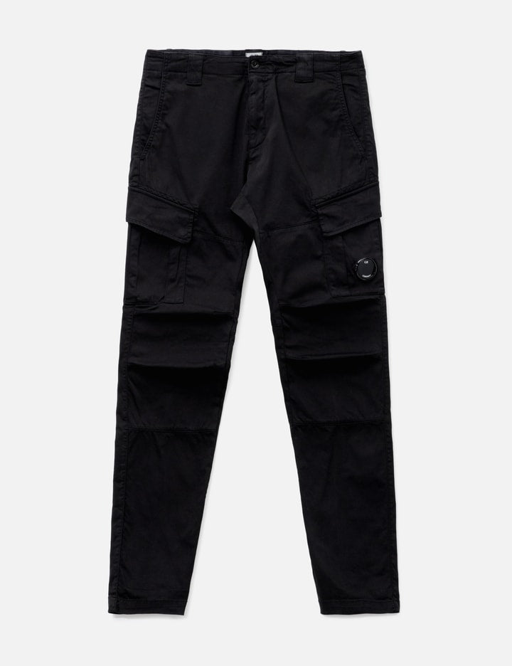 Stretch Sateen Cargo Lens Pants