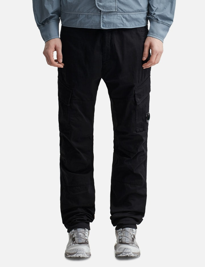 Stretch Sateen Cargo Lens Pants