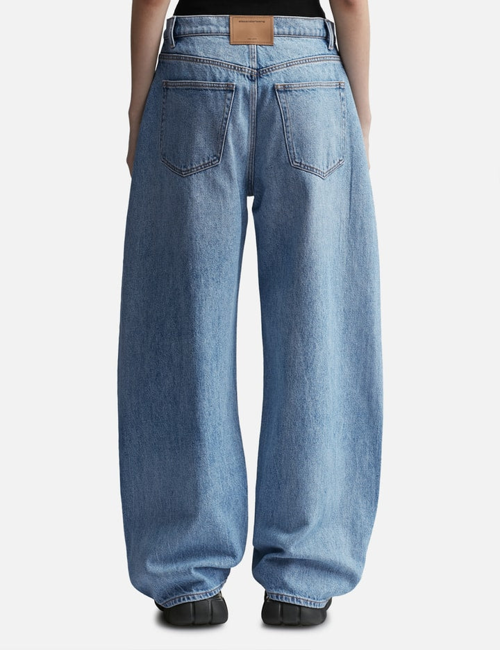 Oversized Low Rise Jean In Recycled Denim